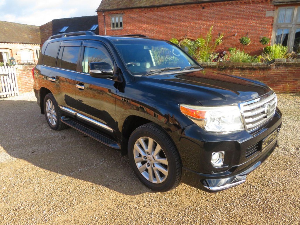 SOLD - Used TOYOTA LAND CRUISER AMAZON 2012 Black in Burton on